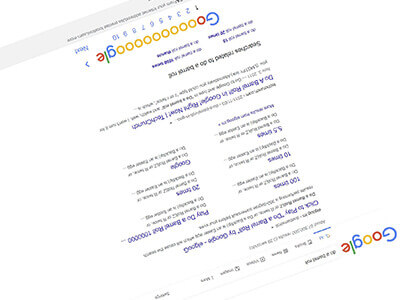 Google一回転 イースターエッグ