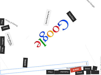 Google重力 イースターエッグ