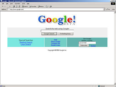 1998年のGoogle イースターエッグ