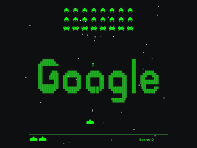 Googleスペースインベーダー アーケード