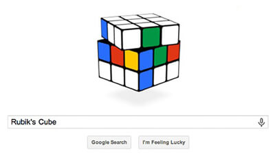Googleルービックキューブ Doodle
