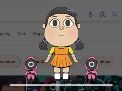 Googleイカゲーム イースターエッグ